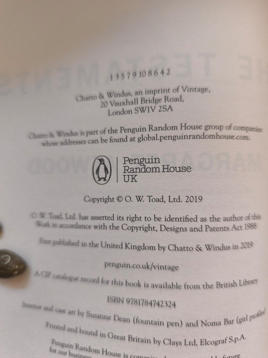 The Testaments FIRST EDITION