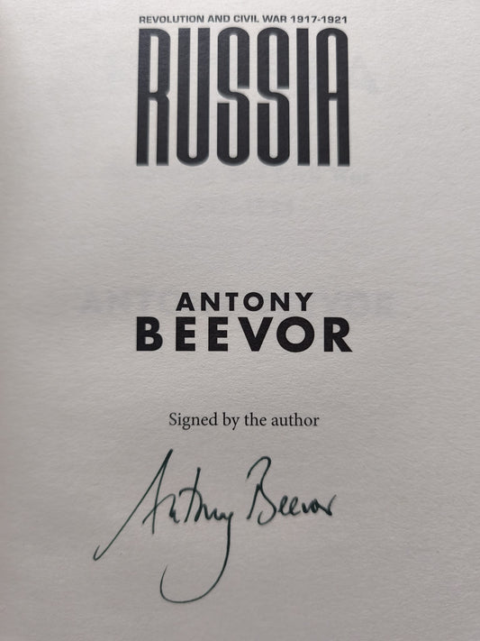 Russia: Revolution And Civil War 1917-1921 - SIGNED FIRST EDITION, FIRST PRINTING