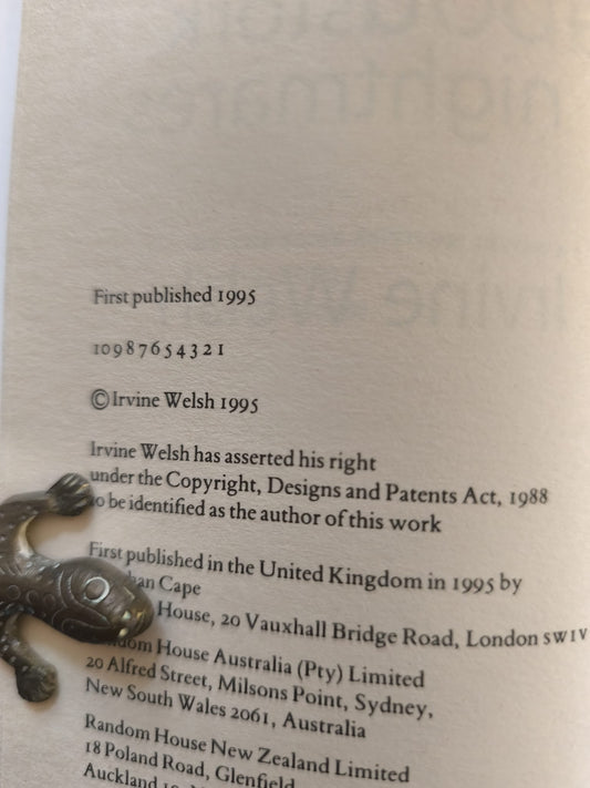 Marabou Stork Nightmares FIRST EDITION