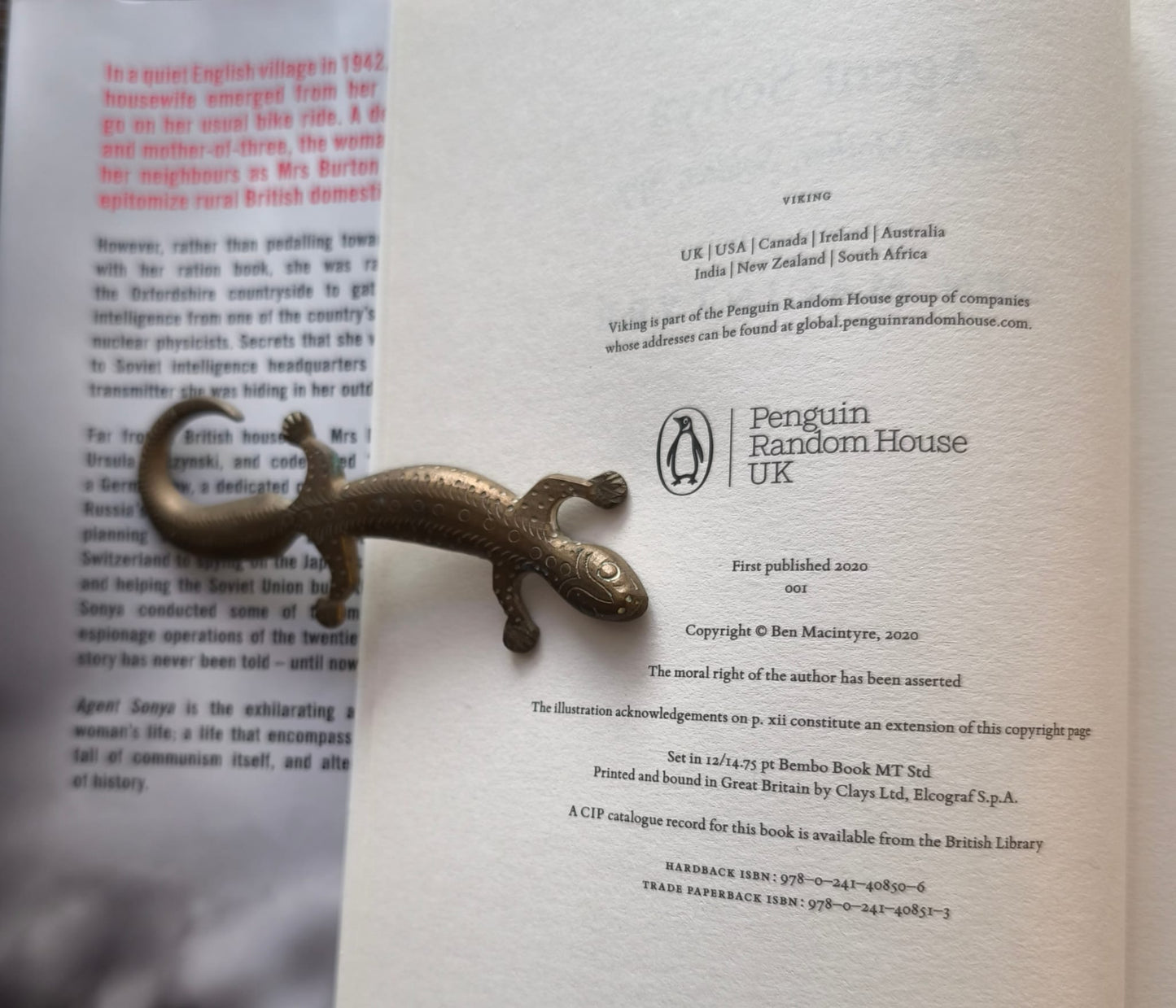 Agent Sonya: Lover, Mother, Soldier, Spy SIGNED, FIRST EDITION.