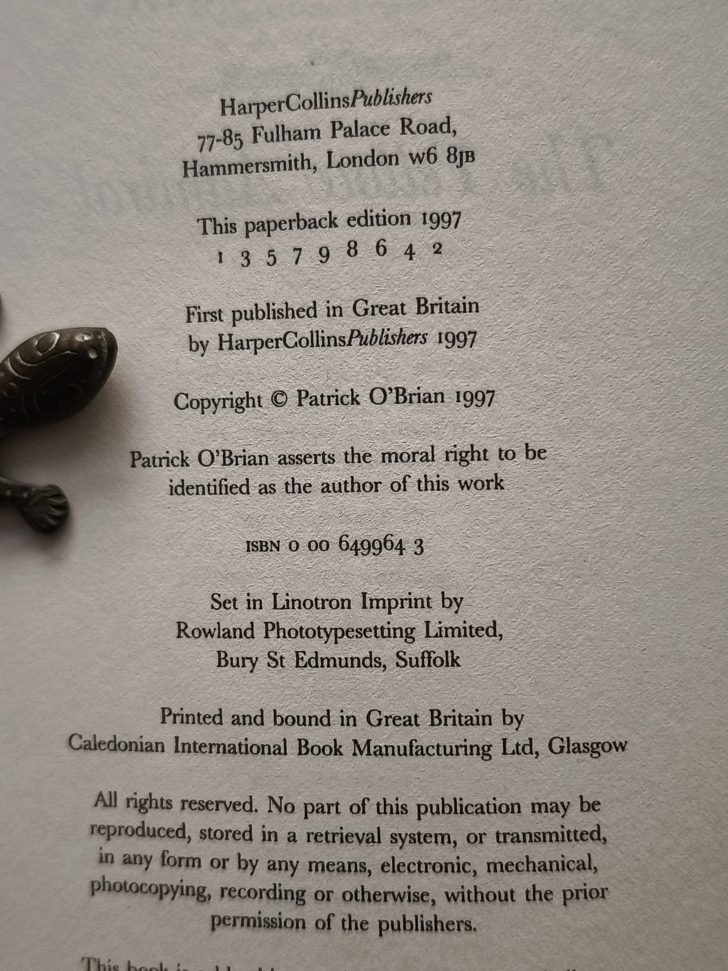 The Yellow Admiral FIRST EDITION, SOFTCOVER